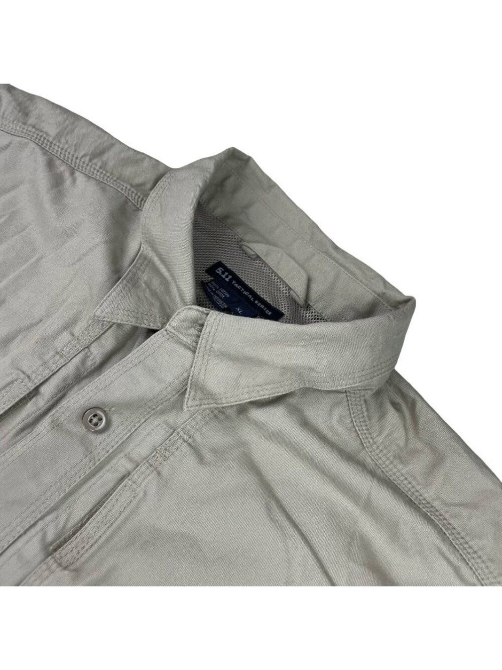 5.11 Tactical Series Men's 100% Cotton S/S Vented Button Shirt Khaki/Tan • XL